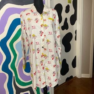 Sock Monkey Long Pajama Shirt